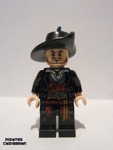 lego 2011 mini figurine poc004 Hector Barbossa  