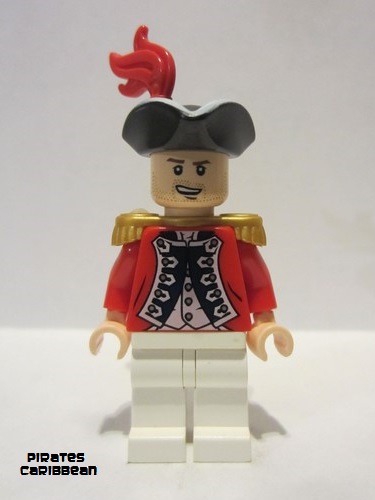 lego 2011 mini figurine poc018 King George's Officer  