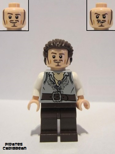 lego 2011 mini figurine poc026 Will Turner  