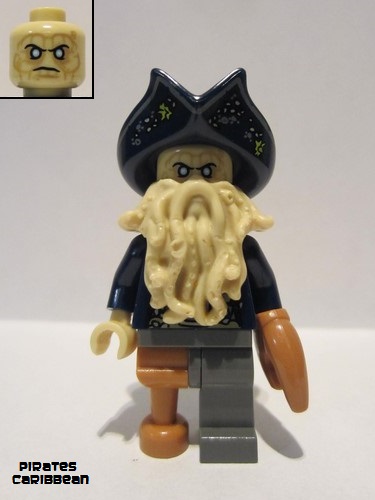 lego 2011 mini figurine poc031 Davy Jones  