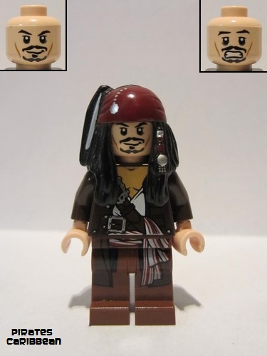 lego 2011 mini figurine poc034 Captain Jack Sparrow