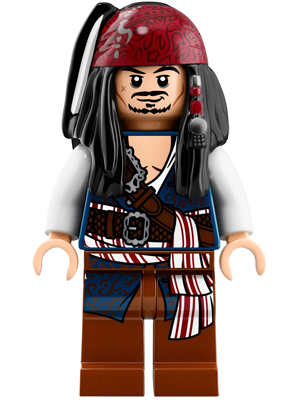 lego 2017 mini figurine poc035 Captain Jack Sparrow