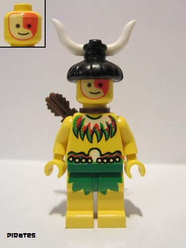lego 1994 mini figurine pi079 Islander Male with Quiver 