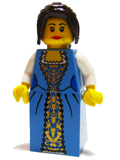 lego 2010 mini figurine pi121 Governor's Daughter Dress 