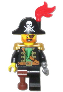 lego 2015 mini figurine pi148 Pirate Captain  