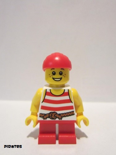 lego 2015 mini figurine pi163 Pirate Boy  
