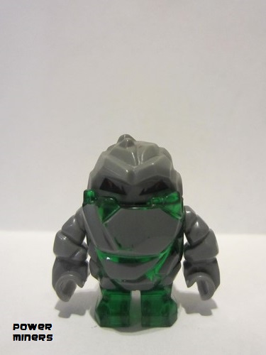 lego 2009 mini figurine pm001 Rock Monster - Boulderax Trans-Green 
