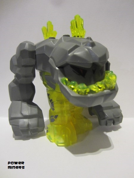 lego 2009 mini figurine pm015 Geolix With 3 Crystals on Back 