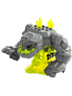 lego 2009 mini figurine pm015a Geolix With 2 Crystals on Back 