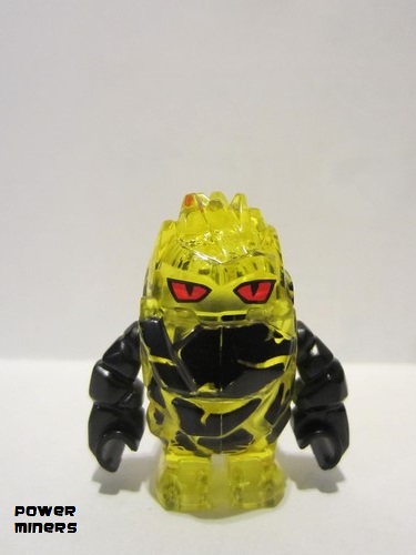 lego 2010 mini figurine pm023 Rock Monster - Combustix Trans-Yellow 