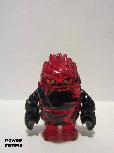 lego 2010 mini figurine pm027 Rock Monster - Infernox Trans-Red 