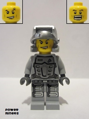 lego 2010 mini figurine pm030 Power Miner - Doc Gray Outfit 