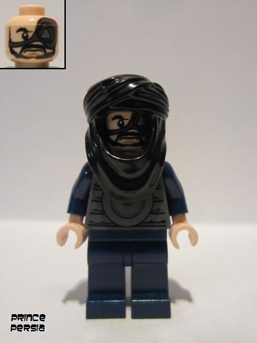 lego 2010 mini figurine pop005 Ghazab Hatchet Hassansin 