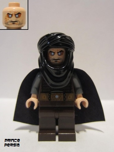 lego 2010 mini figurine pop012 Zolm Hassansin Leader 