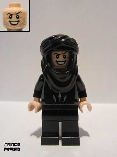 lego 2010 mini figurine pop016 Tamah Razor Glove Hassansin 