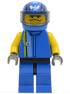 lego 2002 mini figurine rac007 Nitro  