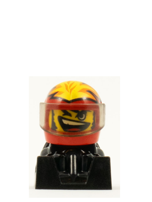 lego 2002 mini figurine rac079 Red Bullet  