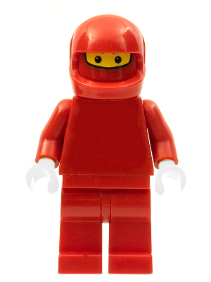 lego 2004 mini figurine rac025 F1 Ferrari Pit Crew Member Without Torso Stickers 