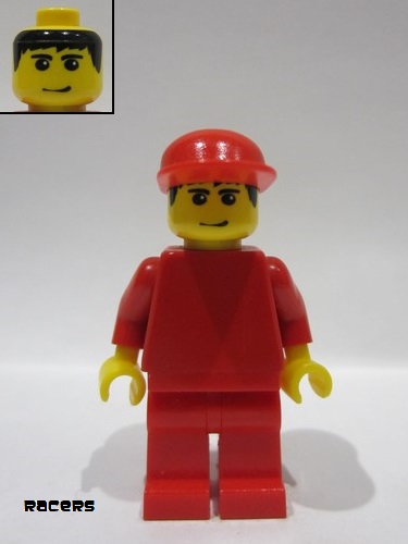 lego 2006 mini figurine rac031 F1 Ferrari Record Keeper Without Torso Stickers 