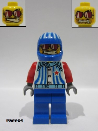 lego 2012 mini figurine rac049 Captain Stunt  