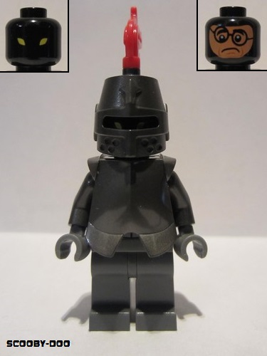 lego 2015 mini figurine scd006 Black Knight / Mr. Wickles  