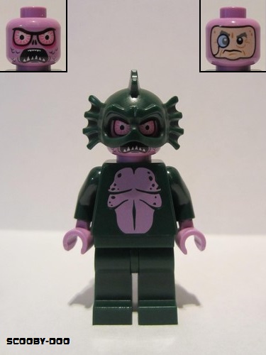 lego 2015 mini figurine scd014 Swamp Monster / Mr. Brown  