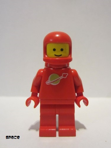 lego 1979 mini figurine sp005 Classic Space Red with Airtanks 