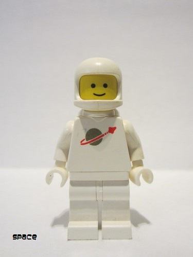 lego 1979 mini figurine sp006 Classic Space White with Airtanks 