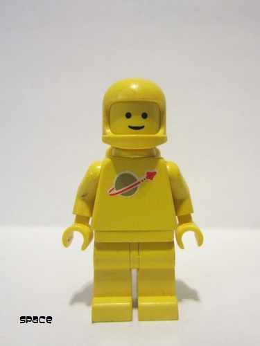 lego 1982 mini figurine sp007 Classic Space Yellow with Airtanks 