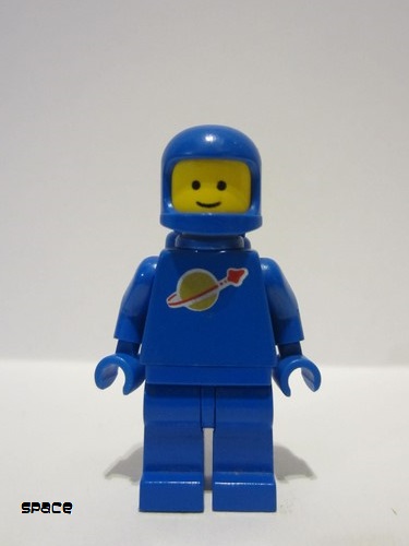 lego 1984 mini figurine sp004 Classic Space Blue with Airtanks 
