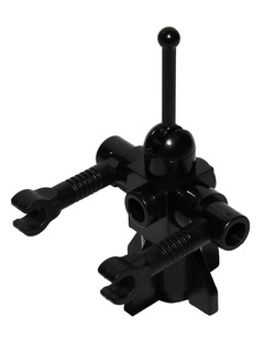 lego 1985 mini figurine sp077 Classic Space Droid Rocket Base, Black 