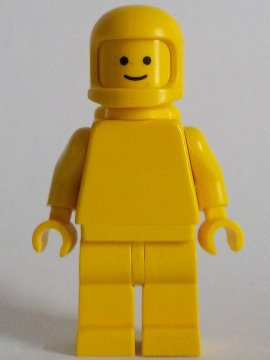 lego 1985 mini figurine sp131 Classic Space Yellow with Airtanks, Torso Plain 
