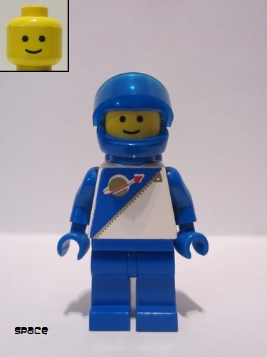 lego 1987 mini figurine sp014 Futuron Blue 