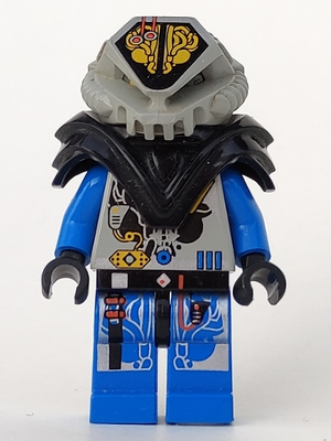 lego 1997 mini figurine sp042 UFO Zotaxian Alien Blue Officer (Commander X) 