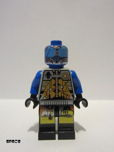lego 1997 mini figurine sp043 UFO Droid Blue (Techdroid 1) 