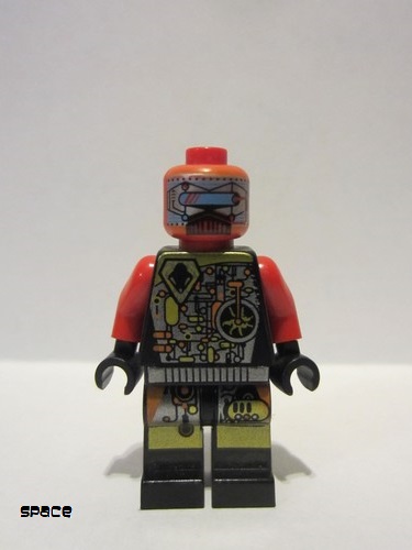 lego 1997 mini figurine sp044 UFO Droid Red (Techdroid 2) 