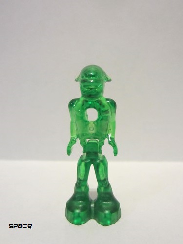 lego 2007 mini figurine mm001 Mars Mission Alien With Marbled Glow In Dark Torso 
