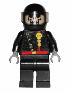 lego 2008 mini figurine sp085sa Space Skull Commander Torso Sticker 