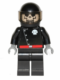 lego 2008 mini figurine sp085sb Space Skull Minion Torso Sticker 