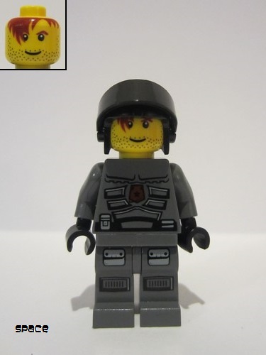 lego 2009 mini figurine sp098 Space Police 3 Officer 3  