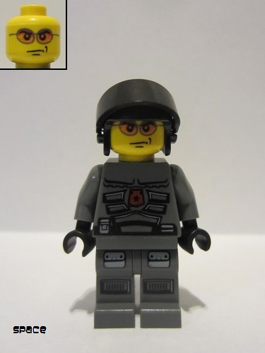 lego 2009 mini figurine sp105 Space Police 3 Officer 7  