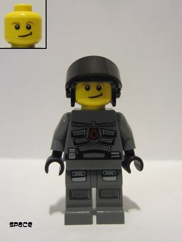 lego 2009 mini figurine sp106 Space Police 3 Officer 8  