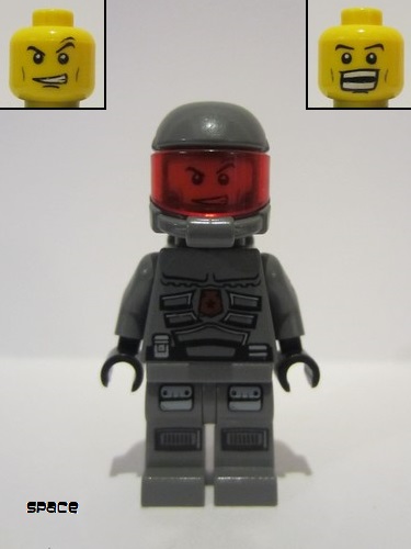 lego 2010 mini figurine sp112 Space Police 3 Officer 11 Airtanks 