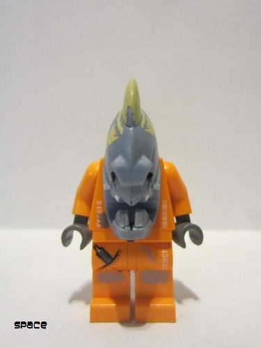 lego 2010 mini figurine sp113 Space Police 3 Alien Jawson 