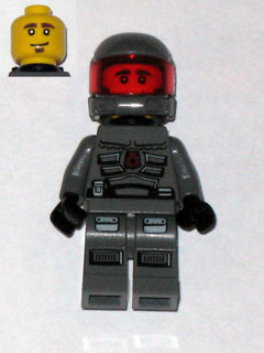 lego 2010 mini figurine sp117 Space Police 3 Officer 13 Airtanks 