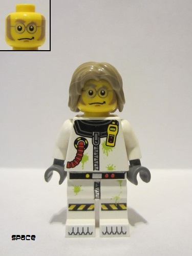 lego 2011 mini figurine ac010 Alien Conquest Toxic Cleanup Scientist  