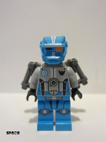 lego 2013 mini figurine gs002 Robot Sidekick Dark Azure, with Jet Pack 