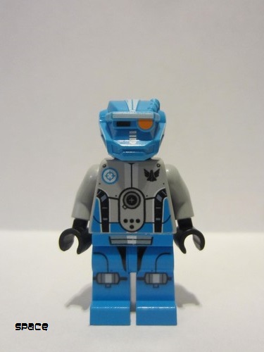 lego 2013 mini figurine gs007 Robot Sidekick Dark Azure 