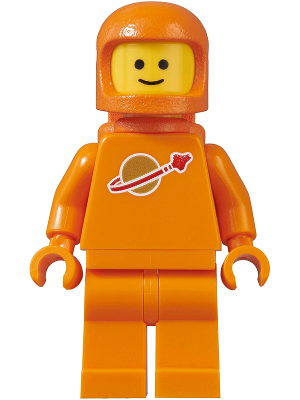 lego 2020 mini figurine sp130 Classic Space Orange with Airtanks and Updated Helmet 