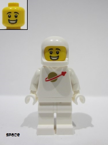 lego 2024 mini figurine sp143 Classic Space White without Air Tanks 